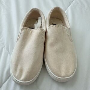J. Crew Crewcuts Kids' Slip-on Sneakers in Cream size K 10 $59 retail